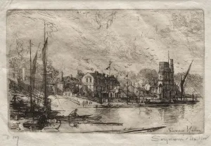 1818 1910 Prints: Harry Kellys, Putney. Creator: Francis Seymour Haden (British, 1818-1910)