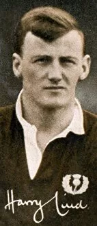 Rugby Collection: Harry Lind (1906-1986), Scottish international rugby union player, 1935