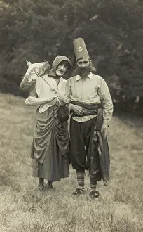 1925 Prints: Harry Smallwood and another man stand in a field