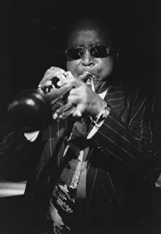 Dark Glasses Prints: Harry Sweets Edison, Pizza Express, London, 1996. Creator: Brian Foskett