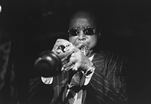 Dark Glasses Prints: Harry Sweets Edison, Pizza Express, London, 1996. Creator: Brian Foskett