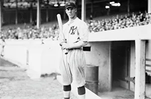 Baseball Cap Prints: Harry Williams, New York AL (baseball), 1914. Creator: Bain News Service