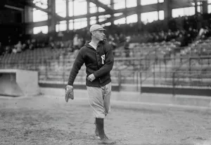 Sportswear Prints: Harry Wolter, New York AL (baseball), 1913. Creator: Bain News Service