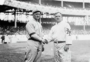 Baseball Players Prints: Harry Wolverton, New York AL, at left and John McGraw