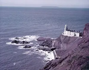 Ocean Prints: Hartland Point Lighthouse, Devon, c1955. Creator: Arthur Charles Kirby Ware