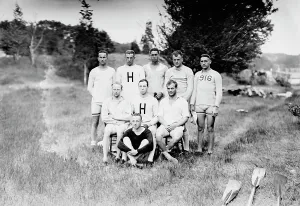 Team Prints: Harvard Varsity, between c1910 and c1915. Creator: Bain News Service