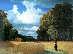 The harvest, 1860. Creator: Robert Zund