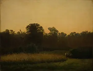 Cavalier Prints: Harvest, 1873. Creator: Nicholas Chevalier