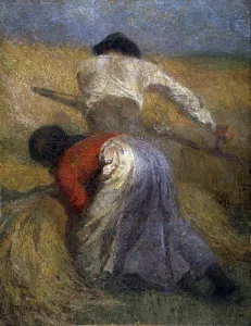 Adolphe Thomas Joseph Monticelli Gallery: The Harvest, 19th century. Artist: Adolphe Monticelli