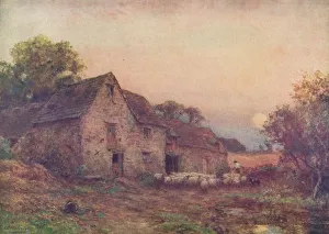 Sir Ernest Albert Waterlow Prints: The Harvest Moon, c1897, (1914). Artist: Sir Ernest Albert Waterlow
