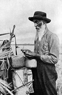 String Gallery: Harvest time in the Red River district, Alberta, Canada, 1922