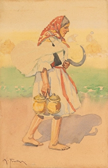 Reaping Prints: Harvester, 1900-1920. Creator: Anton Frolka