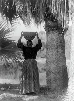 Cahuilla Prints: The harvester-Cahuilla, 1905, c1924. Creator: Edward Sheriff Curtis