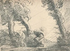 Studio Volume 84 Prints: Harvesters Surprised by the Storm, c1900, (1923). Artist: Alphonse Legros