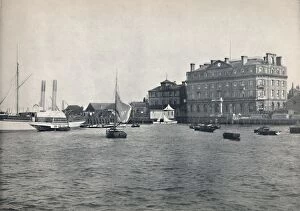 Harwich - The Quay and Great Eastern Hotel, 1895