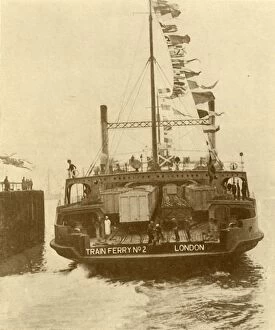 Shipping Industry Collection: The Harwich-Zeebrugge Train Ferry, c1930. Creator: Unknown