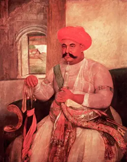 Turbans Prints: Hasan Reza Khan, minister to Asaf al-Daula of Oudh
