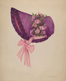Millinery Prints: Hat, 1935 / 1942. Creator: Florence Earl