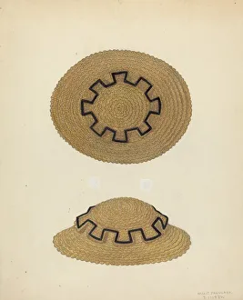 Famularo Marie Prints: Hat, 1936. Creator: Marie Famularo