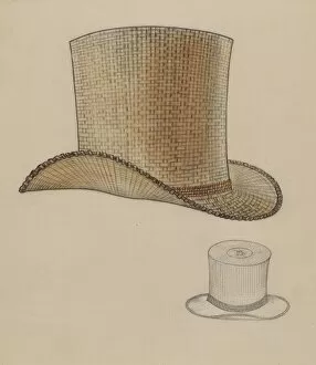 Sketching Gallery: Hat, c. 1936. Creator: Jean Peszel