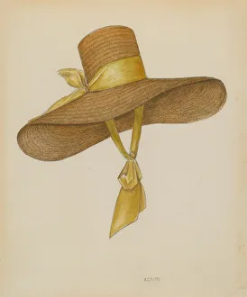 Crimi Nancy Prints: Hat, c. 1936. Creator: Nancy Crimi