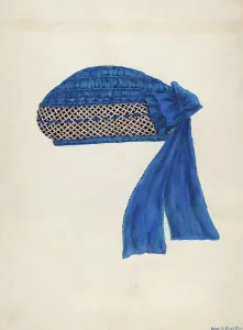 Ladys Prints: Hat, c. 1937. Creator: Ann Gene Buckley