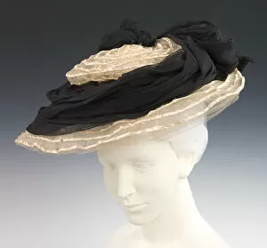 Brooklyn Museum Collection: Hat, French, ca. 1895. Creator: Camille Roger