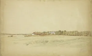 Gustaf Werner Holmberg Prints: Hatanpää manor, 1857. Creator: Werner Holmberg