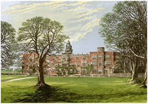Hatfield House, Hertfordshire, home of the Marquis of Salisbury, 1880