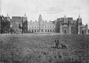 Hatfield Gallery: Hatfield House, South Front, c1896