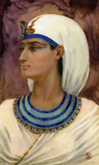 Hatshepsut, Ancient Egyptian queen of the 18th dynasty, 15th century BC (1926). Artist: Winifred Mabel Brunton Hatshepsut, Ancient Egyptian queen of the 18th dynasty, 15th century BC (1926). Artist: Winifred Mabel Brunton
