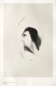 The Haunted House: The Width and Flatness of [the] Frontal [Bone], 1896. Creator: Odilon Redon
