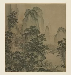 Attributed To Gallery: The Haven of the Peach-Blossom Spring, mid-1400s. Creator: Shi Rui (Chinese, c. 1400-c