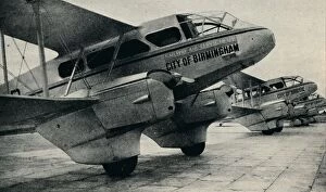Air Travel Gallery: De Havilland DH89 aircraft used on some of the Railway Air Service routes, c1934 (c1937)