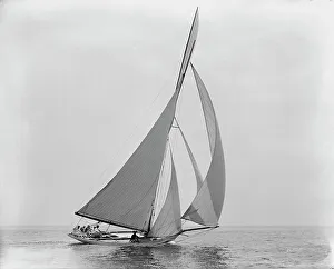 Regatta Prints: Hawk, July 22, 1891, 1891 July 22. Creator: Unknown