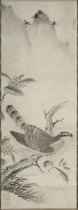 Muromachi Period Prints: Hawk, mid 1500s. Creator: Masayoshi Fujiwara (Japanese)