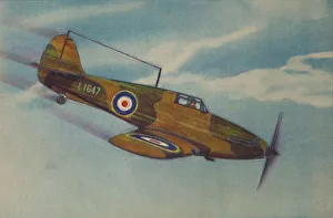 Propellor Prints: Hawker Hurricane Fighter Monoplane, c1944. Creator: Unknown