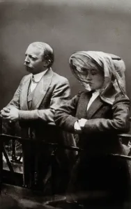 1910 Prints: Hawley Harvey Crippen and Ethel Le Neve, 1910. Creator: George Arthur Barrett