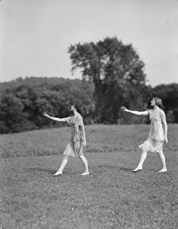Arm Movement Prints: Hawley, Katherine, and Miss Watson, 1921 July 28. Creator: Arnold Genthe