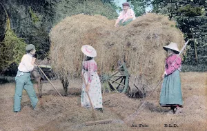 With the Hay, c1900