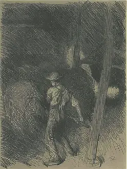 Barn Prints: The Haybarn, c1895. Creator: George Clausen