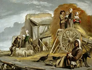 Country Village Gallery: The Haycart (Return From Haymaking), 1642