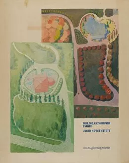 Plan Gallery: Hayes and Thompson Estate, c. 1936. Creators: George Stonehill, Gilbert Sackerman