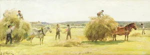 Haymaking. Creator: Berndt Lindholm