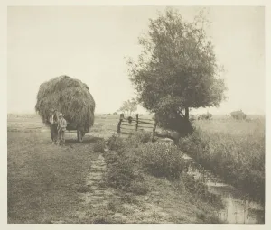 Haycart Prints: In the Haysel (Norfolk), c. 1883 / 87, printed 1888. Creator: Peter Henry Emerson