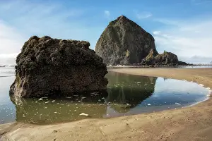 Oregon United States Of America Prints: Haystack Rock. Creator: Joshua Johnston