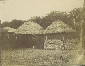 Haystacks Prints: Haystacks, 1850s. Creator: Unknown