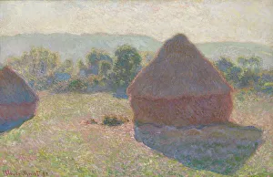 In The Sun Prints: Haystacks, midday, 1890. Artist: Monet, Claude (1840-1926)