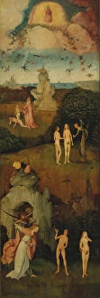 Images Dated 20th November 2013: The Haywain (Triptych) Left panel, c. 1516. Artist: Bosch, Hieronymus (c. 1450-1516)