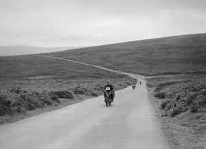Norton Prints: HB Ransons 597 cc Ariel Square Four competing at the MCC Torquay Rally, July 1937